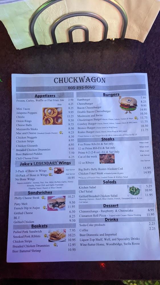 The Chuckwagon Menu image 1